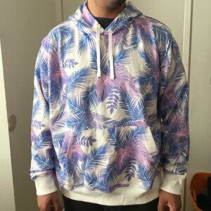 NIKE Unisex Printed Hoodie Pullover Sweatshirt Long Sleeve Pocket Logo Casual XL